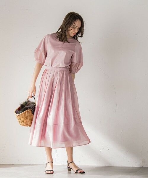 Viaggio Blu / ビアッジョブルー カットソー | シアードッキングポンチカットソー≪洗濯機で洗える≫ | 詳細11