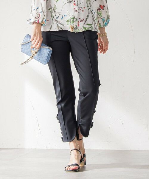 Viaggio Blu / ビアッジョブルー その他パンツ | 裾フリルパンツ≪洗濯機で洗える≫ | 詳細1