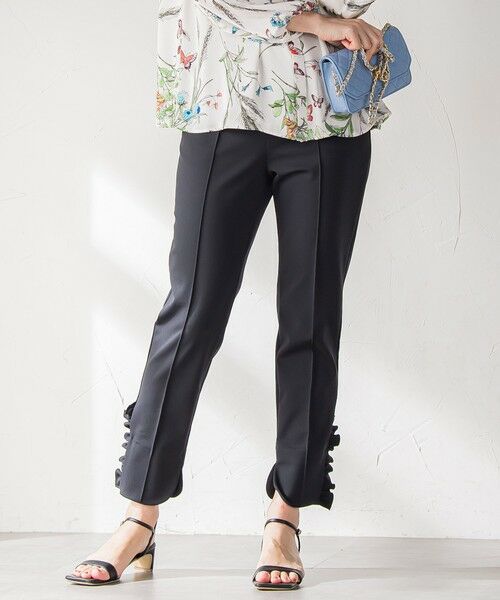 Viaggio Blu / ビアッジョブルー その他パンツ | 裾フリルパンツ≪洗濯機で洗える≫ | 詳細2