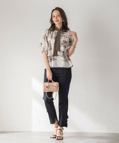 Viaggio Blu / ビアッジョブルー その他パンツ | 裾フリルパンツ≪洗濯機で洗える≫ | 詳細8