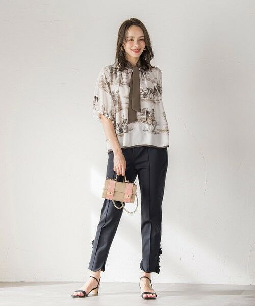 Viaggio Blu / ビアッジョブルー その他パンツ | 裾フリルパンツ≪洗濯機で洗える≫ | 詳細9