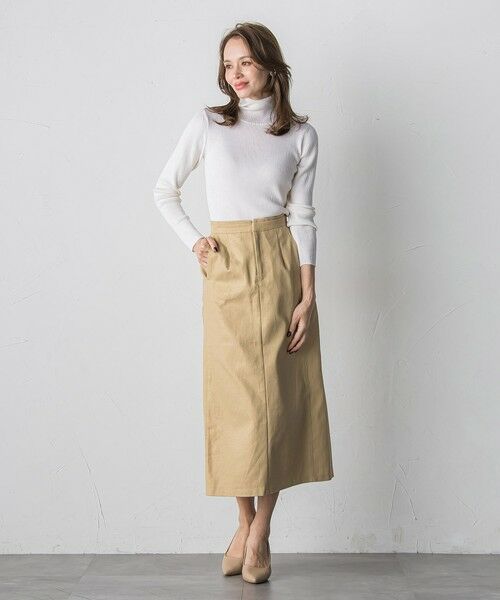 Viaggio Blu / ビアッジョブルー ミニ・ひざ丈スカート | 【WEB限定】ラメタイトスカート≪手洗い可能≫ | 詳細4