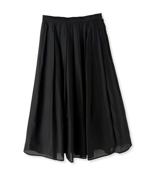 Viaggio Blu / ビアッジョブルー ミニ・ひざ丈スカート | ナチュラルオーガンジースカート | 詳細6