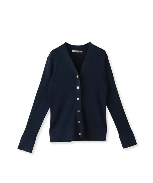 Viaggio Blu / ビアッジョブルー カーディガン・ボレロ | LUCINDAリブカーディガン≪手洗い可能≫ | 詳細6