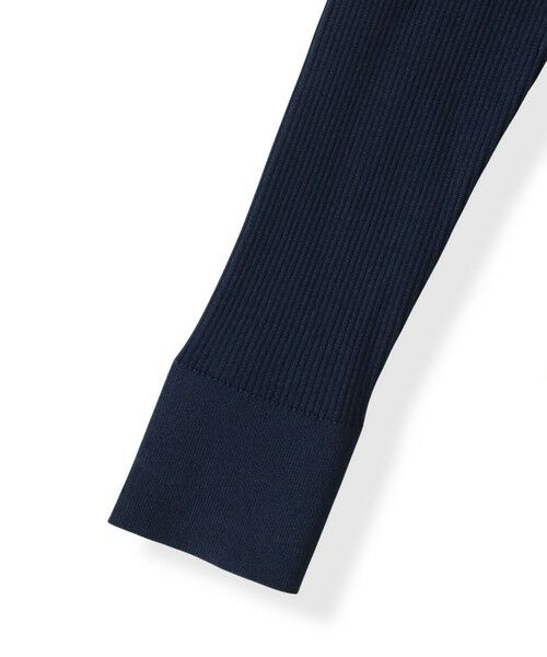 Viaggio Blu / ビアッジョブルー カーディガン・ボレロ | LUCINDAリブカーディガン≪手洗い可能≫ | 詳細10