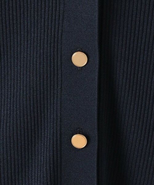 Viaggio Blu / ビアッジョブルー カーディガン・ボレロ | LUCINDAリブカーディガン≪手洗い可能≫ | 詳細11