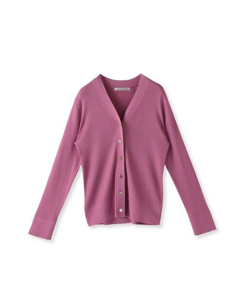 Viaggio Blu / ビアッジョブルー カーディガン・ボレロ | LUCINDAリブカーディガン≪手洗い可能≫ | 詳細16