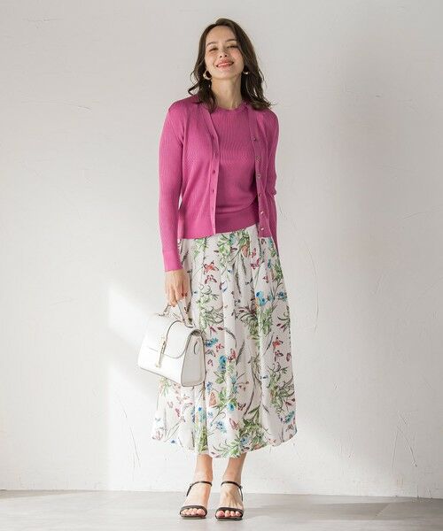 Viaggio Blu / ビアッジョブルー カーディガン・ボレロ | LUCINDAリブカーディガン≪手洗い可能≫ | 詳細14