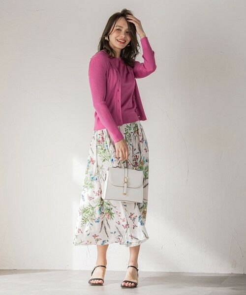 Viaggio Blu / ビアッジョブルー カーディガン・ボレロ | LUCINDAリブカーディガン≪手洗い可能≫ | 詳細15