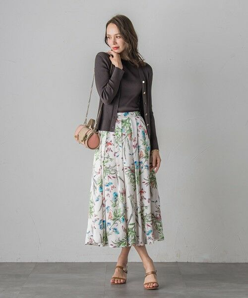 Viaggio Blu / ビアッジョブルー カーディガン・ボレロ | LUCINDAリブカーディガン≪手洗い可能≫ | 詳細22