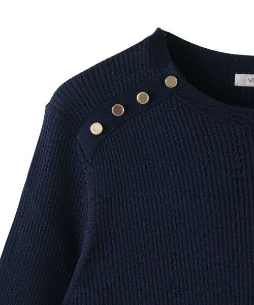 Viaggio Blu / ビアッジョブルー ニット・セーター | LUCINDAリブプルオーバー≪手洗い可能≫ | 詳細8