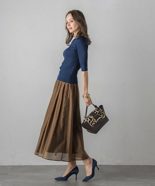 Viaggio Blu / ビアッジョブルー ニット・セーター | LUCINDAリブプルオーバー≪手洗い可能≫ | 詳細4