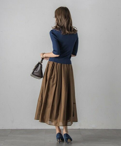 Viaggio Blu / ビアッジョブルー ニット・セーター | LUCINDAリブプルオーバー≪手洗い可能≫ | 詳細5