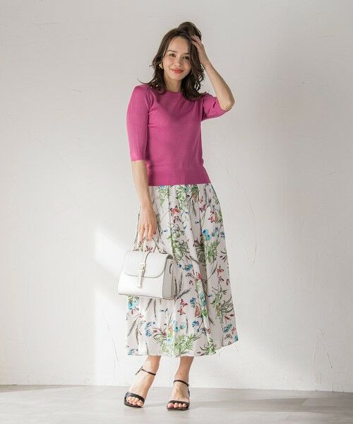 Viaggio Blu / ビアッジョブルー ニット・セーター | LUCINDAリブプルオーバー≪手洗い可能≫ | 詳細13