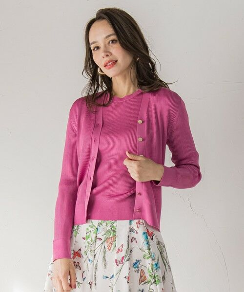 Viaggio Blu / ビアッジョブルー ニット・セーター | LUCINDAリブプルオーバー≪手洗い可能≫ | 詳細14