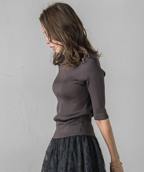 Viaggio Blu / ビアッジョブルー ニット・セーター | LUCINDAリブプルオーバー≪手洗い可能≫ | 詳細18