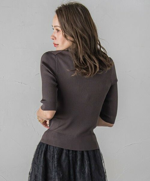 Viaggio Blu / ビアッジョブルー ニット・セーター | LUCINDAリブプルオーバー≪手洗い可能≫ | 詳細19