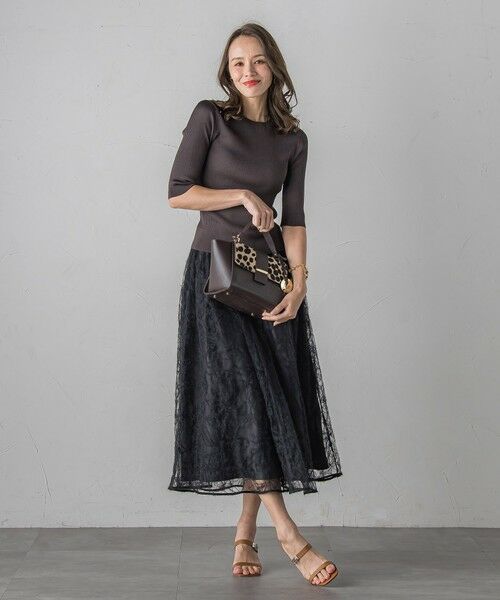 Viaggio Blu / ビアッジョブルー ニット・セーター | LUCINDAリブプルオーバー≪手洗い可能≫ | 詳細22