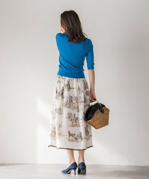 Viaggio Blu / ビアッジョブルー ニット・セーター | LUCINDAリブプルオーバー≪手洗い可能≫ | 詳細28