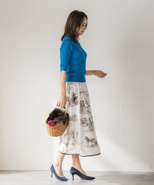 Viaggio Blu / ビアッジョブルー ニット・セーター | LUCINDAリブプルオーバー≪手洗い可能≫ | 詳細29