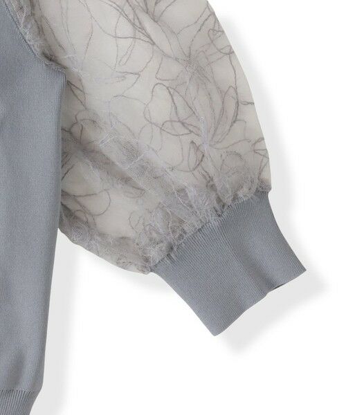 Viaggio Blu / ビアッジョブルー ニット・セーター | フェザーフラワーニット≪手洗い可能≫ | 詳細14