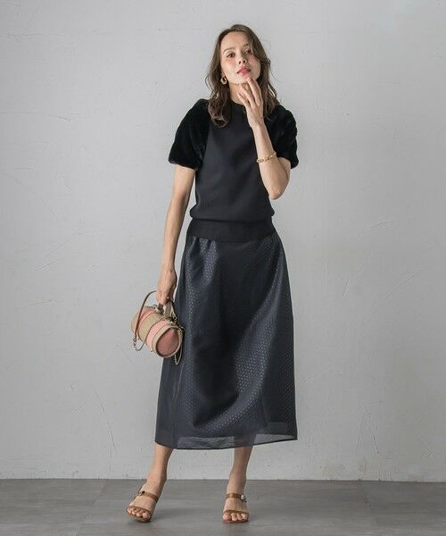 Viaggio Blu / ビアッジョブルー ニット・セーター | ファースリーブハイネックニット≪手洗い可能≫ | 詳細10