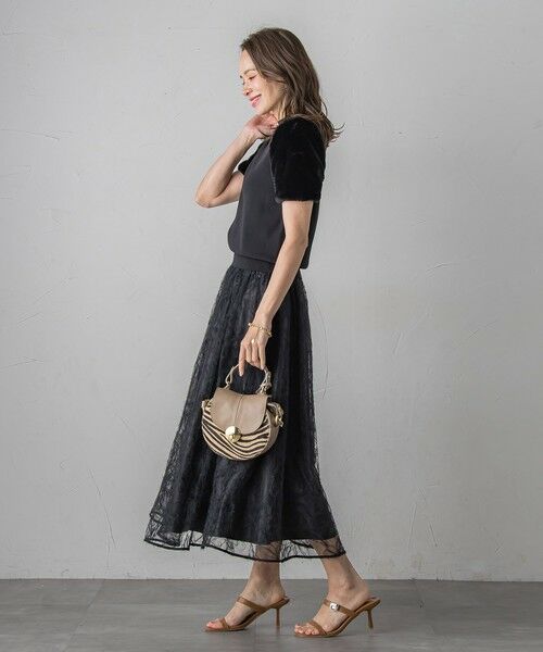 Viaggio Blu / ビアッジョブルー ニット・セーター | ファースリーブハイネックニット≪手洗い可能≫ | 詳細5