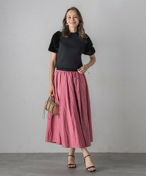 Viaggio Blu / ビアッジョブルー ニット・セーター | ファースリーブハイネックニット≪手洗い可能≫ | 詳細7