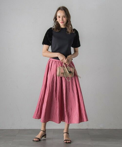 Viaggio Blu / ビアッジョブルー ニット・セーター | ファースリーブハイネックニット≪手洗い可能≫ | 詳細8