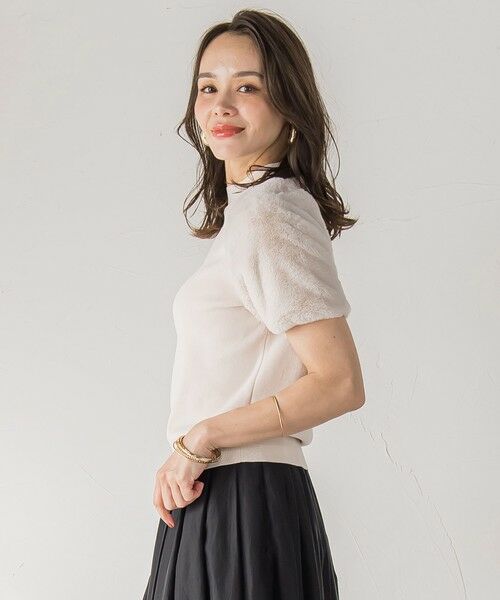 Viaggio Blu / ビアッジョブルー ニット・セーター | ファースリーブハイネックニット≪手洗い可能≫ | 詳細13