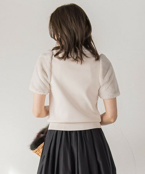 Viaggio Blu / ビアッジョブルー ニット・セーター | ファースリーブハイネックニット≪手洗い可能≫ | 詳細14