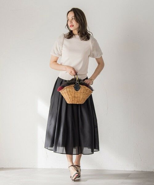 Viaggio Blu / ビアッジョブルー ニット・セーター | ファースリーブハイネックニット≪手洗い可能≫ | 詳細15