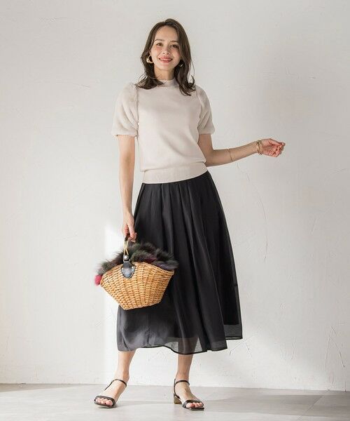 Viaggio Blu / ビアッジョブルー ニット・セーター | ファースリーブハイネックニット≪手洗い可能≫ | 詳細17