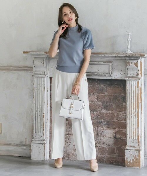 Viaggio Blu / ビアッジョブルー ニット・セーター | ファースリーブハイネックニット≪手洗い可能≫ | 詳細23