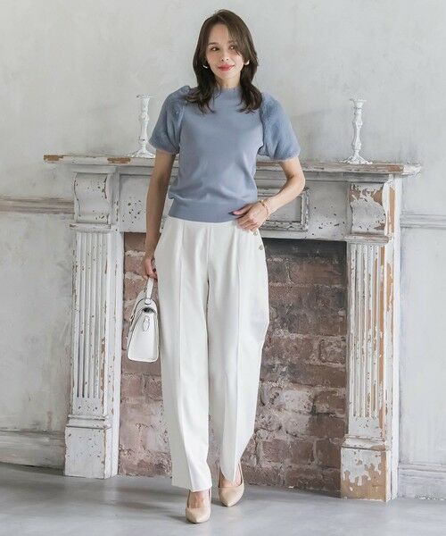 Viaggio Blu / ビアッジョブルー ニット・セーター | ファースリーブハイネックニット≪手洗い可能≫ | 詳細24