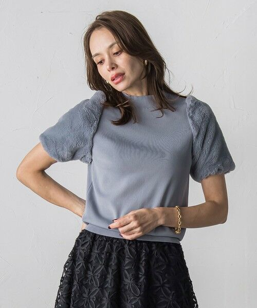 Viaggio Blu / ビアッジョブルー ニット・セーター | ファースリーブハイネックニット≪手洗い可能≫ | 詳細25