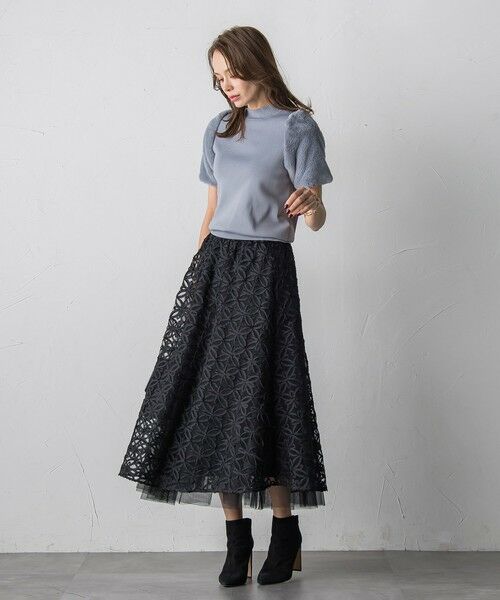 Viaggio Blu / ビアッジョブルー ニット・セーター | ファースリーブハイネックニット≪手洗い可能≫ | 詳細29