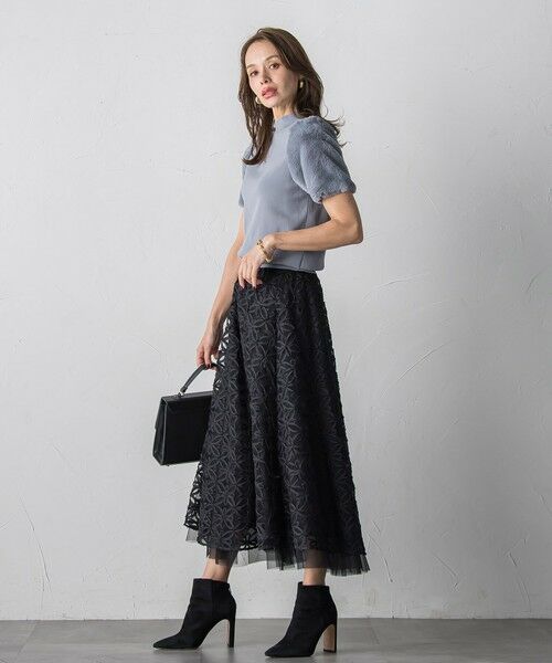 Viaggio Blu / ビアッジョブルー ニット・セーター | ファースリーブハイネックニット≪手洗い可能≫ | 詳細30