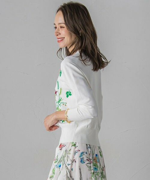 Viaggio Blu / ビアッジョブルー ニット・セーター | バタフライ刺繍ニット≪手洗い可能≫ | 詳細12