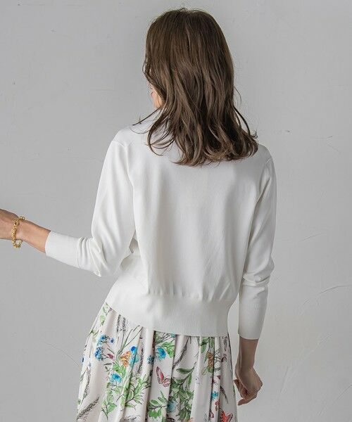 Viaggio Blu / ビアッジョブルー ニット・セーター | バタフライ刺繍ニット≪手洗い可能≫ | 詳細13