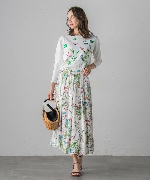 Viaggio Blu / ビアッジョブルー ニット・セーター | バタフライ刺繍ニット≪手洗い可能≫ | 詳細14