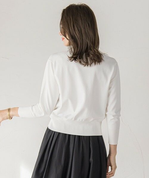 Viaggio Blu / ビアッジョブルー ニット・セーター | バタフライ刺繍ニット≪手洗い可能≫ | 詳細3