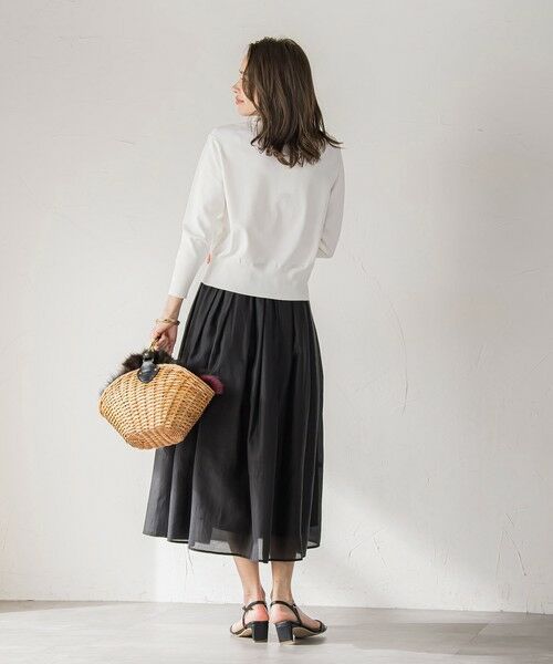 Viaggio Blu / ビアッジョブルー ニット・セーター | バタフライ刺繍ニット≪手洗い可能≫ | 詳細6