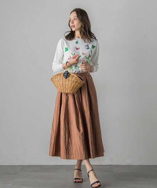 Viaggio Blu / ビアッジョブルー ニット・セーター | バタフライ刺繍ニット≪手洗い可能≫ | 詳細8