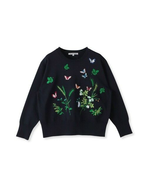 Viaggio Blu / ビアッジョブルー ニット・セーター | バタフライ刺繍ニット≪手洗い可能≫ | 詳細20