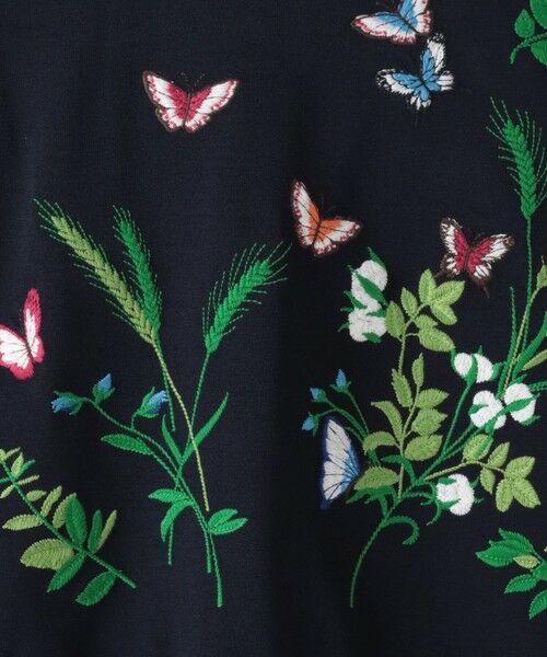 Viaggio Blu / ビアッジョブルー ニット・セーター | バタフライ刺繍ニット≪手洗い可能≫ | 詳細25