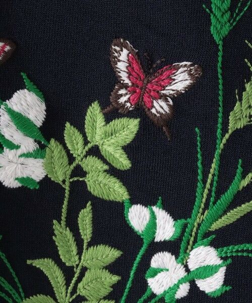 Viaggio Blu / ビアッジョブルー ニット・セーター | バタフライ刺繍ニット≪手洗い可能≫ | 詳細26