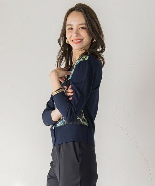 Viaggio Blu / ビアッジョブルー カーディガン・ボレロ | バタフライドッキングカーディガン≪手洗い可能≫ | 詳細11