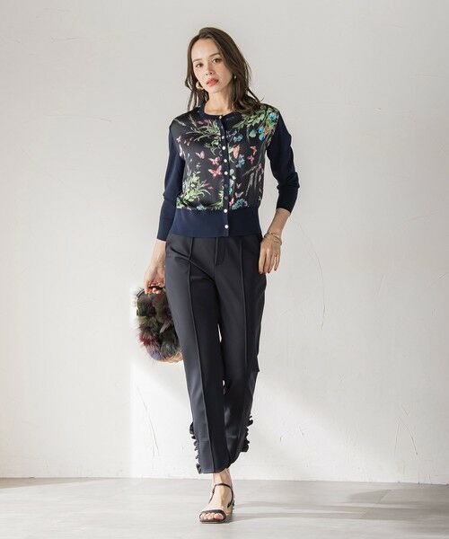 Viaggio Blu / ビアッジョブルー カーディガン・ボレロ | バタフライドッキングカーディガン≪手洗い可能≫ | 詳細12