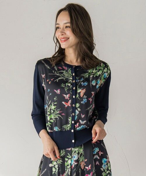 Viaggio Blu / ビアッジョブルー カーディガン・ボレロ | バタフライドッキングカーディガン≪手洗い可能≫ | 詳細5